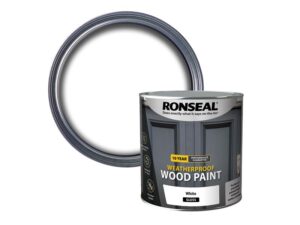 10 Year Weatherproof Wood Paint White Gloss 2.5 litre – RSL38782