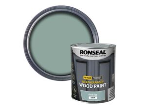 10 Year Weatherproof Wood Paint Duck Egg Blue Satin 750ml – RSL38792