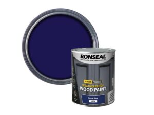 10 Year Weatherproof Wood Paint Royal Blue Satin 750ml – RSL39397