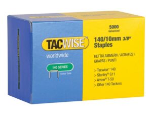 140 Galvanised Staples 10mm (Pack 5000) – TAC0342