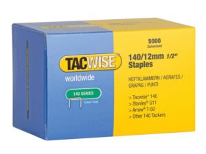 140 Galvanised Staples 12mm (Pack 5000) – TAC0343