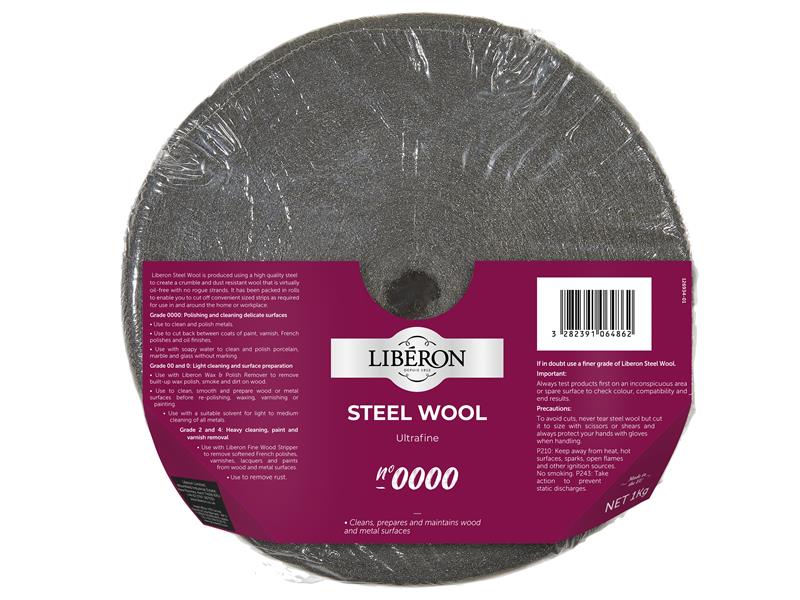 Steel Wool Grade 0000 Ultra Fine 1kg – LIBSW00001KN - Builders Superstore