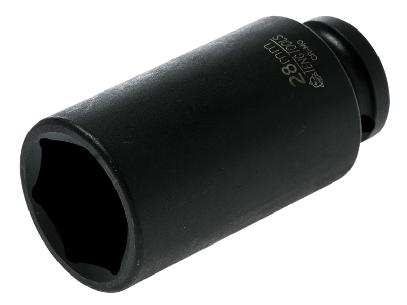 Deep Socket Exsagonal Deep Impact Socket Hexagon 6-Point 1/2in Drive 28mm – TEN920628N ...