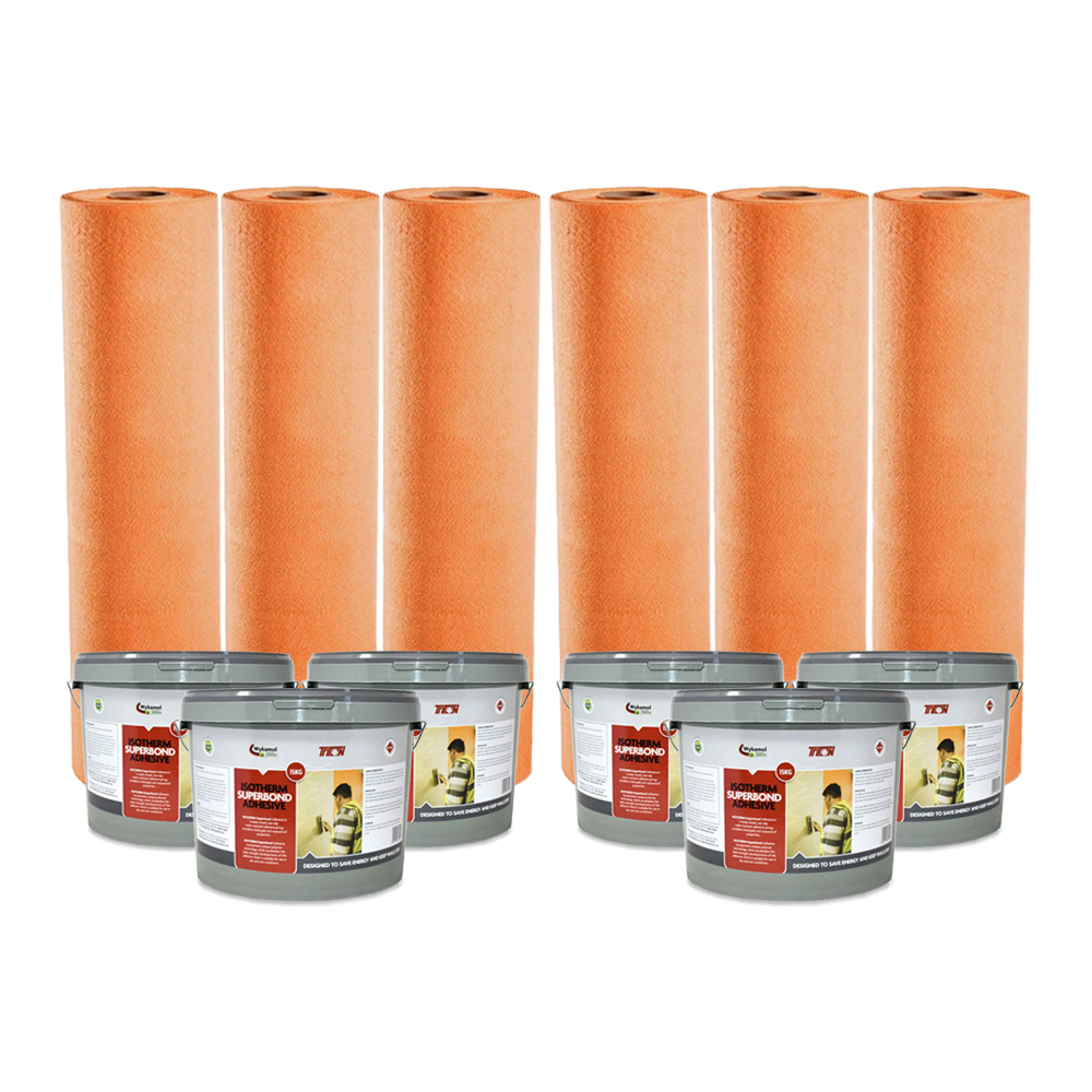 ISO-THERM Internal Wall Insulation Kit 42.75m² (6 Pack) – Thin Thermal Insulation