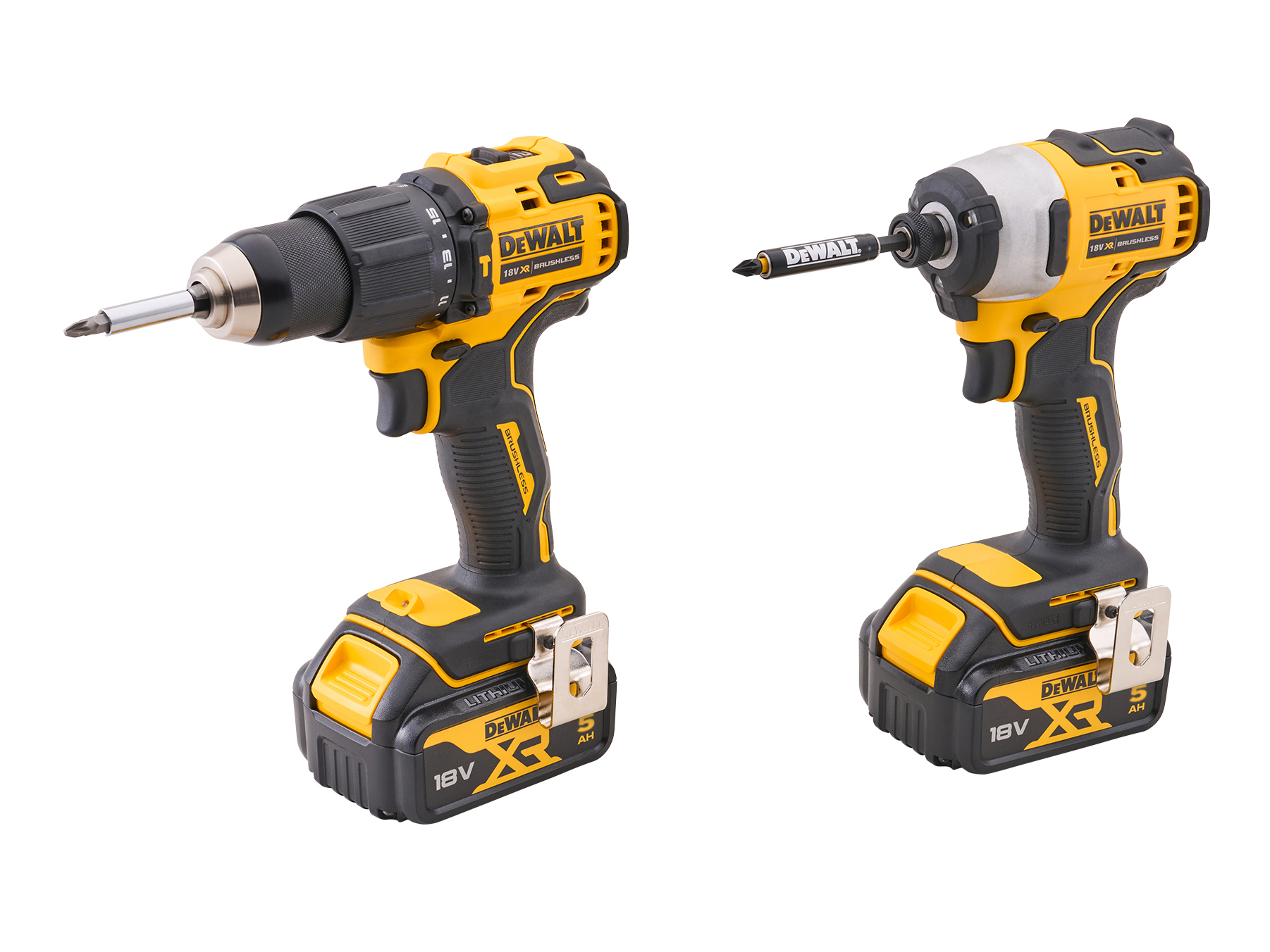 DeWalt 18V Combi & Impact Drill Twin Pack - XMS26DEWPACK