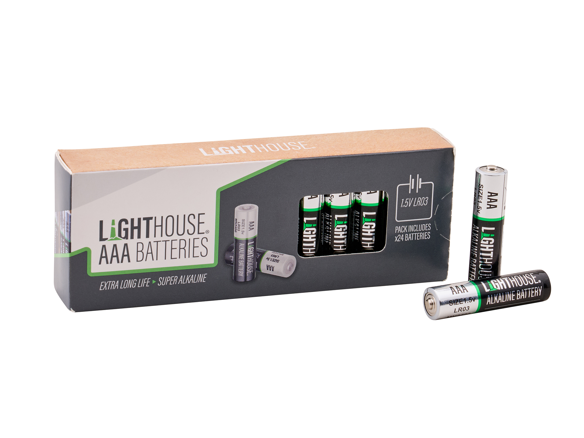 Lighthouse AAA Battery Pack (24 Pack) - XMS26LHBAT3A