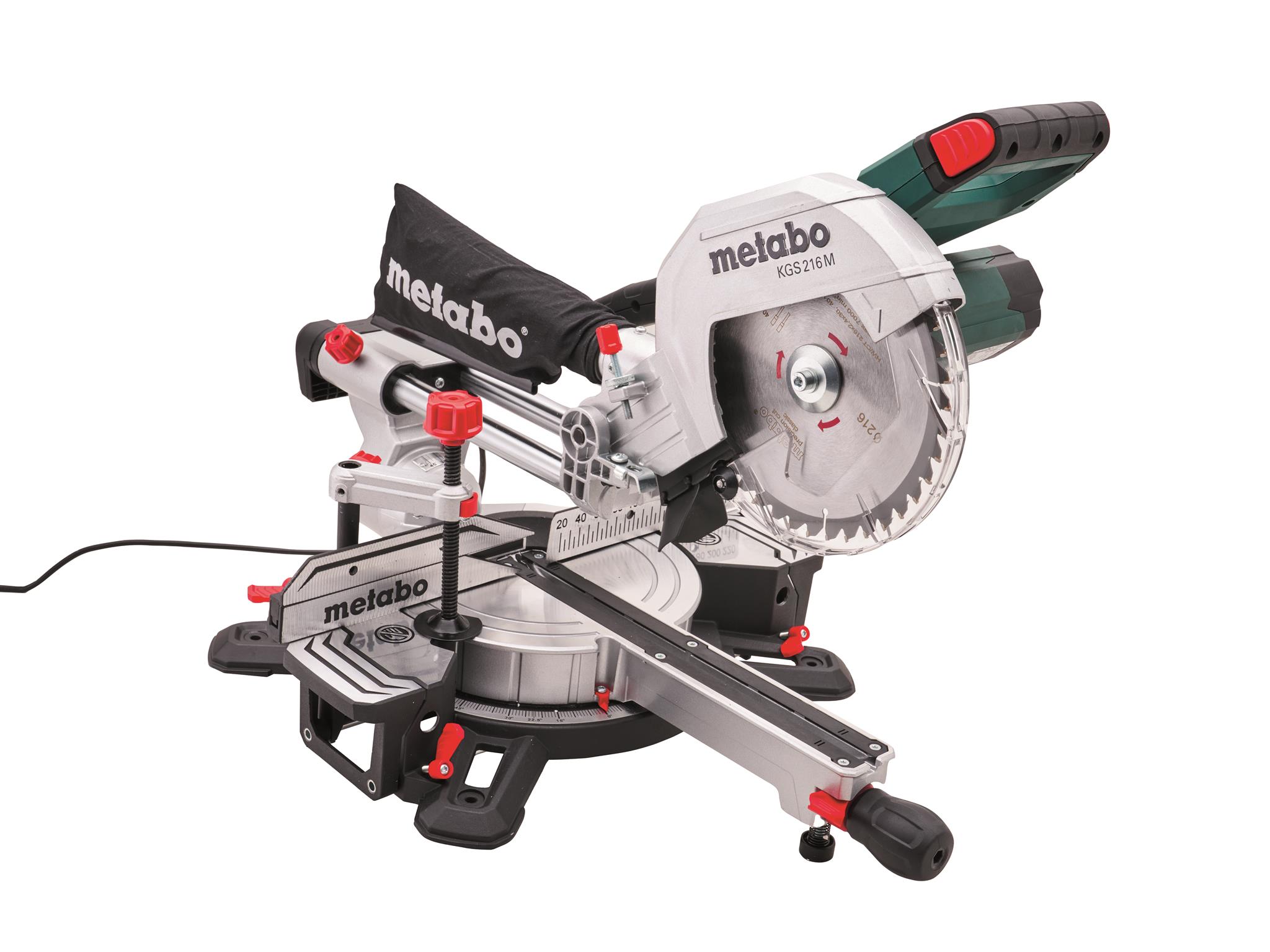 Metabo 216mm Laser Cut Sliding Mitre Saw - XMS26MITRE