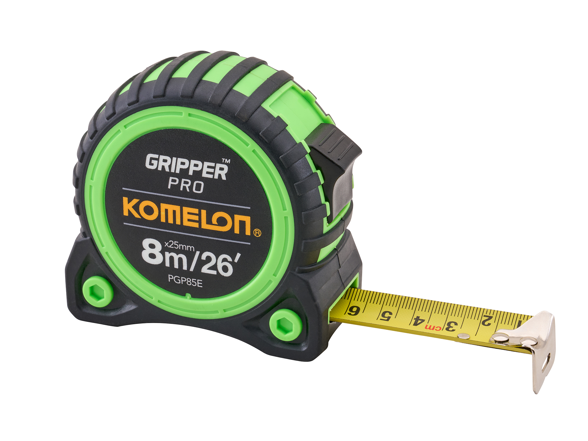 Komelon 8m (26ft) Hi-Vis Gripper Tape - XMS26TAPE8