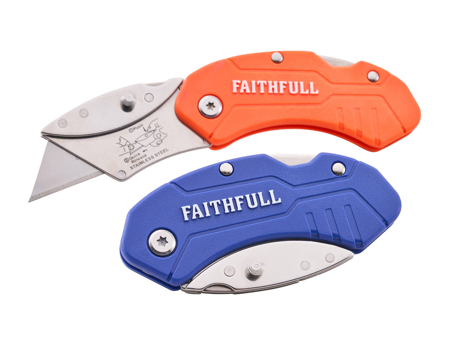 Faithfull Folding Utility Knife - XMS26UTILITY