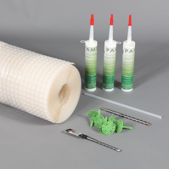 10m kit with DPC cream 200 plugs, 2 drill bits noz extender