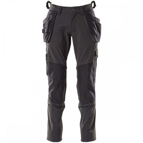 Mascot Work Wear Trousers 18031-311-09 Trousers with holster pockets Black