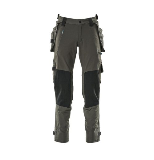 Mascot Workwear Trousers 17031 – Grey with Kneepad Pockets and Holster Pockets