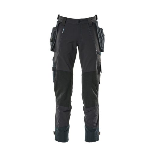 Mascot Workwear Trousers 17031 – Navy with Kneepad Pockets and Holster Pockets