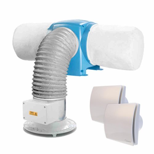 Nuaire Heated x 2 fan